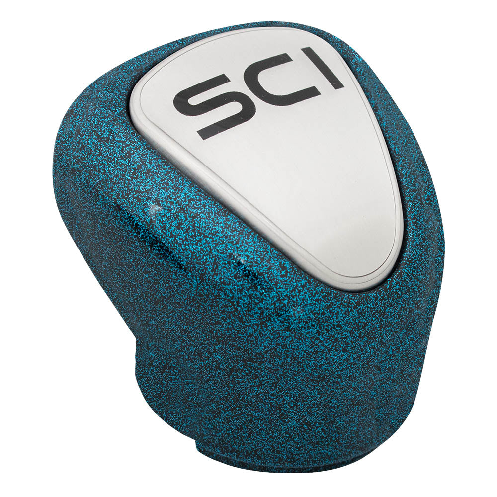 Retro 9/10 Speed Blue Sparkles Gear Shift Knob