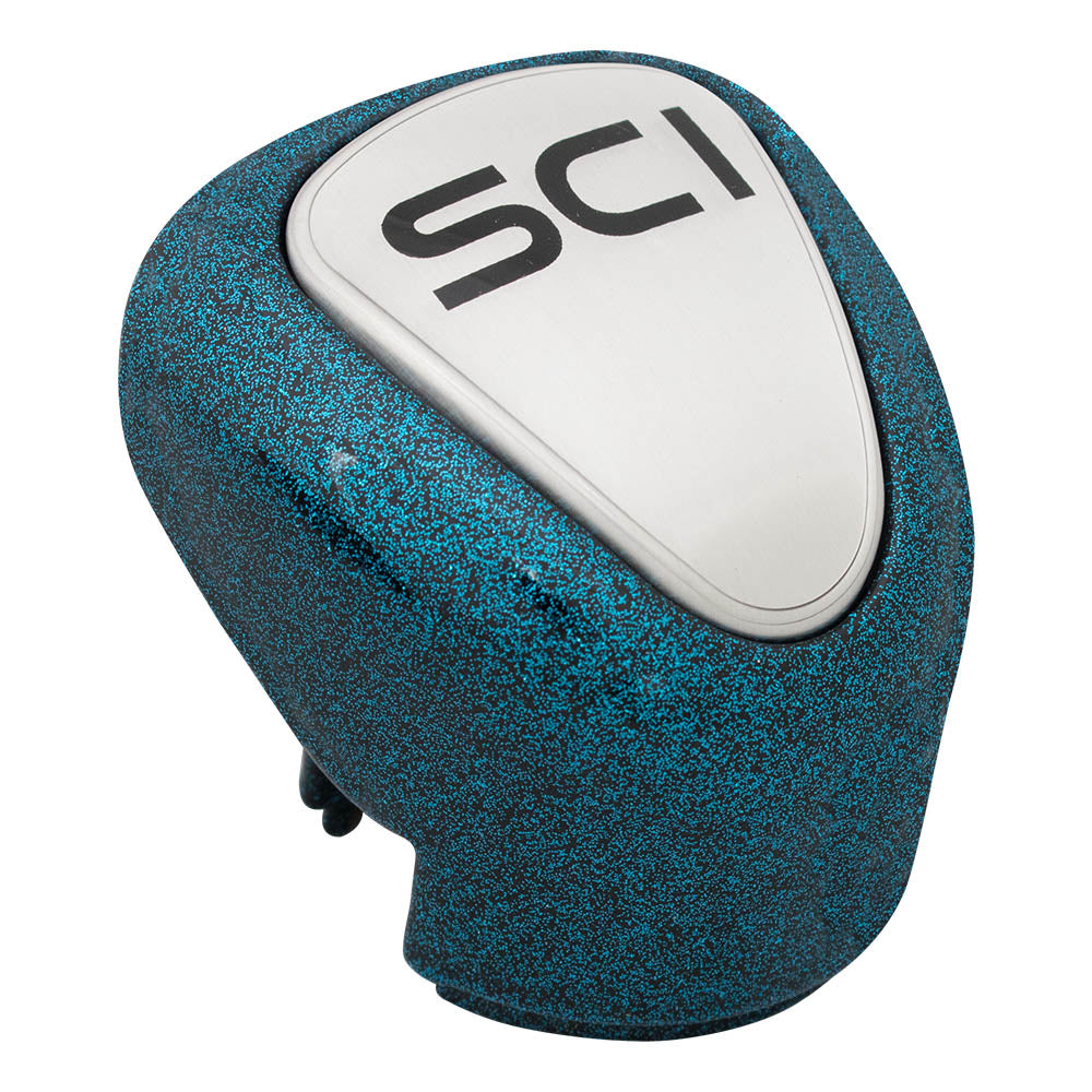 Retro 13/15/18 Speed Blue Sparkles Gear Shift Knob