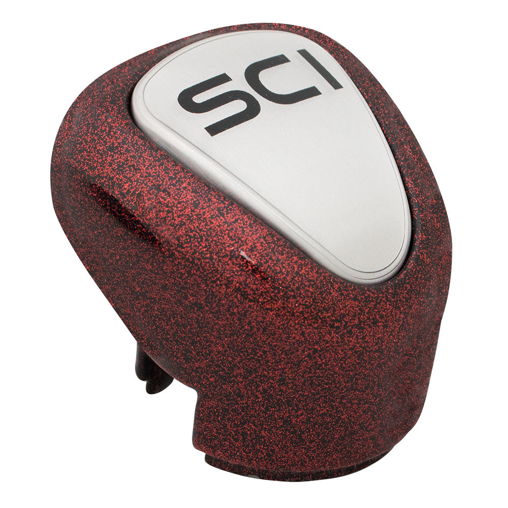 Retro 13/15/18 Speed Red Sparkles Gear Shift Knob