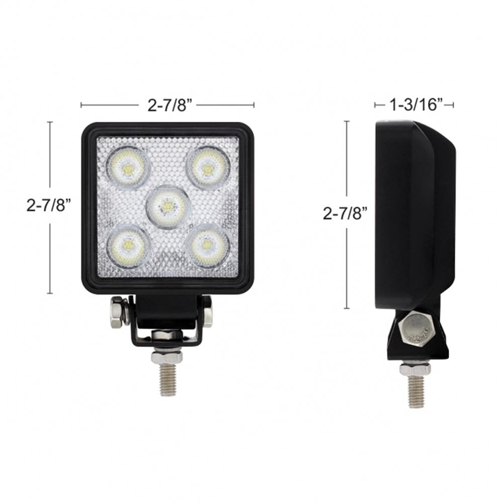 3" Square 5 High Power LED Flood Light