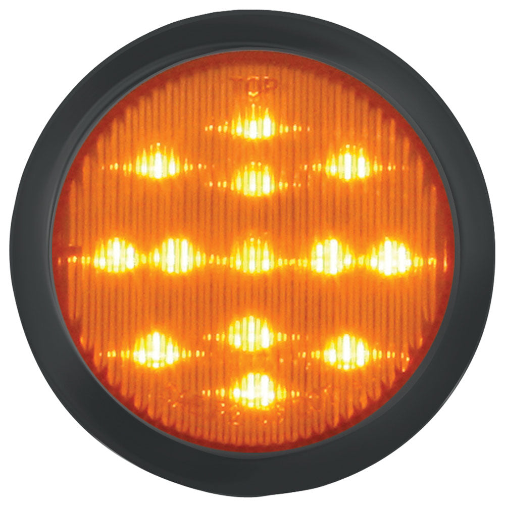 2-1/2" Amber LED Marker Light with Grommet & Pigtail