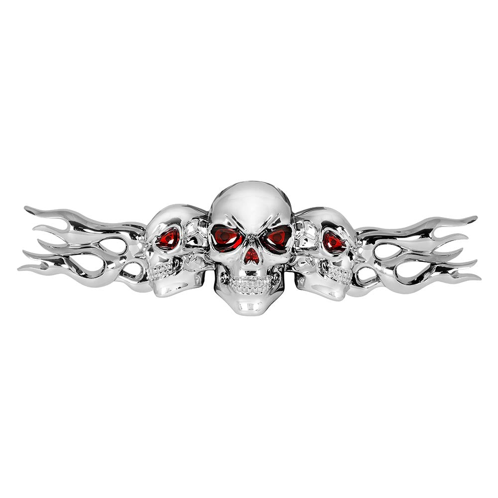 Large Skull Stick-On Emblem