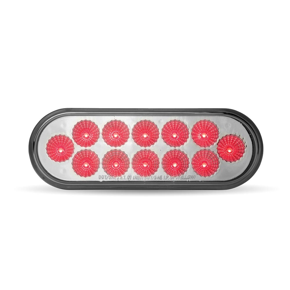 6" Dual Revolution Red/Amber Strobe LED Light