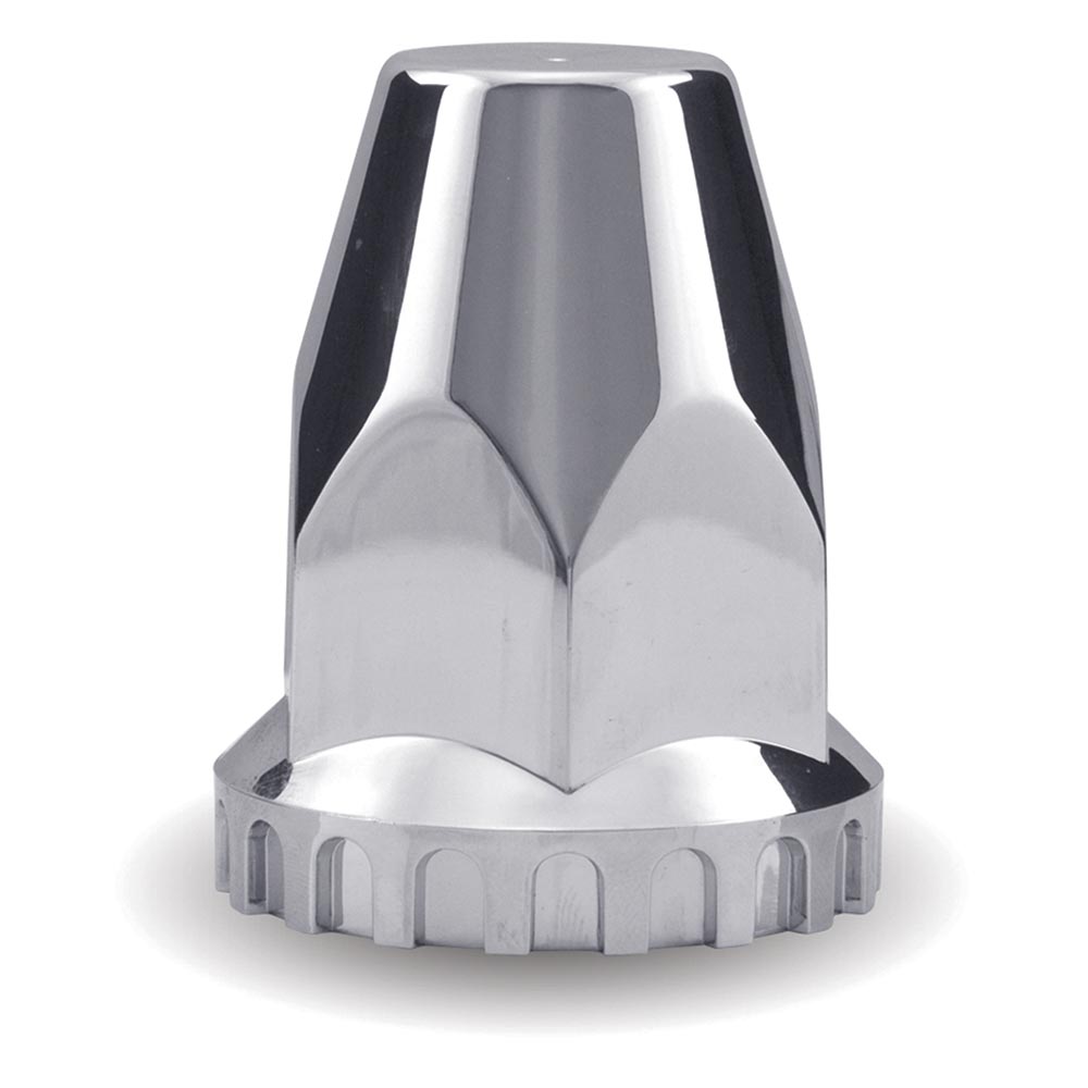 33mm Chrome Plastic Tapered Nut Cover - Push On