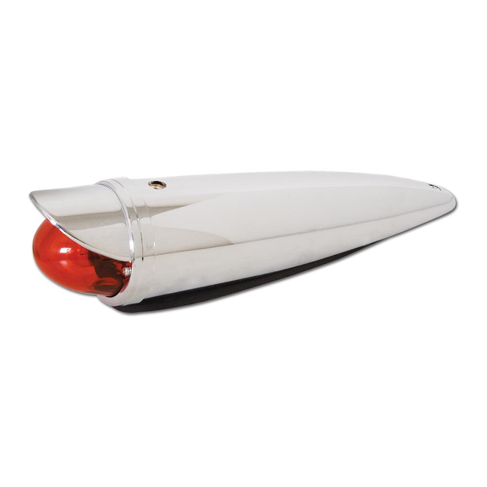 Classic Incandescent Cab Light with Regular Glass Lens and Visor