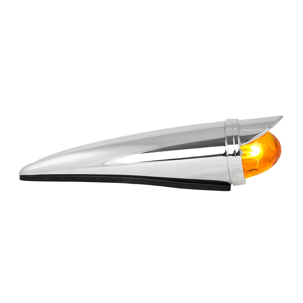 Classic Incandescent Cab Light with Regular Glass Lens and Visor