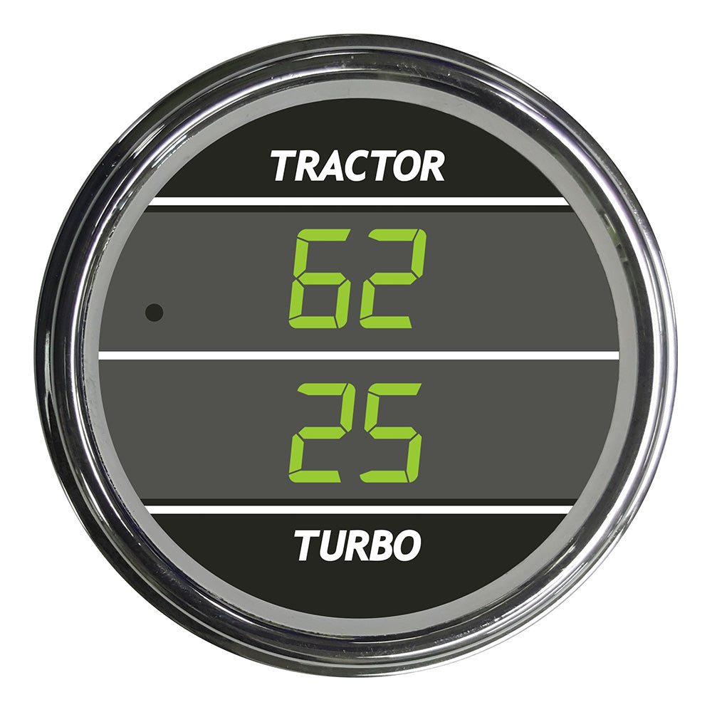 Dual Tractor and Turbo Pressure Gauge