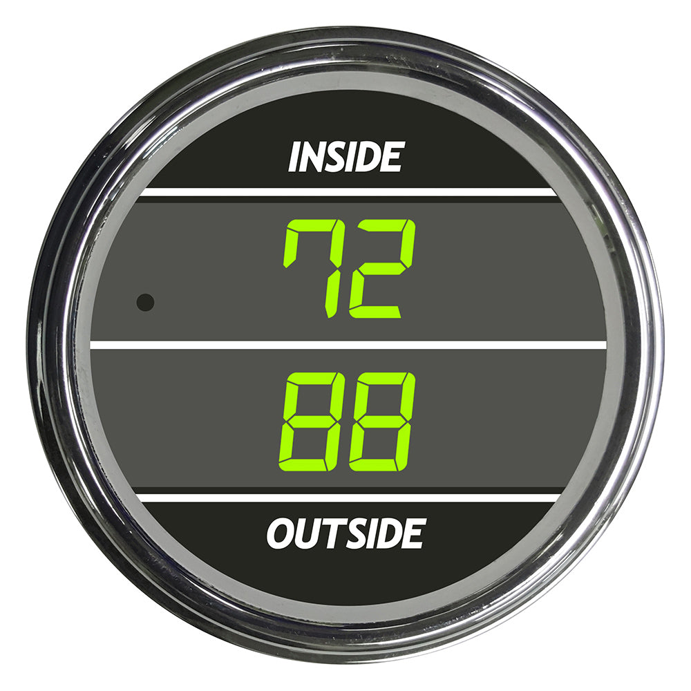 Dual Inside / Outside Air Temperature Gauge