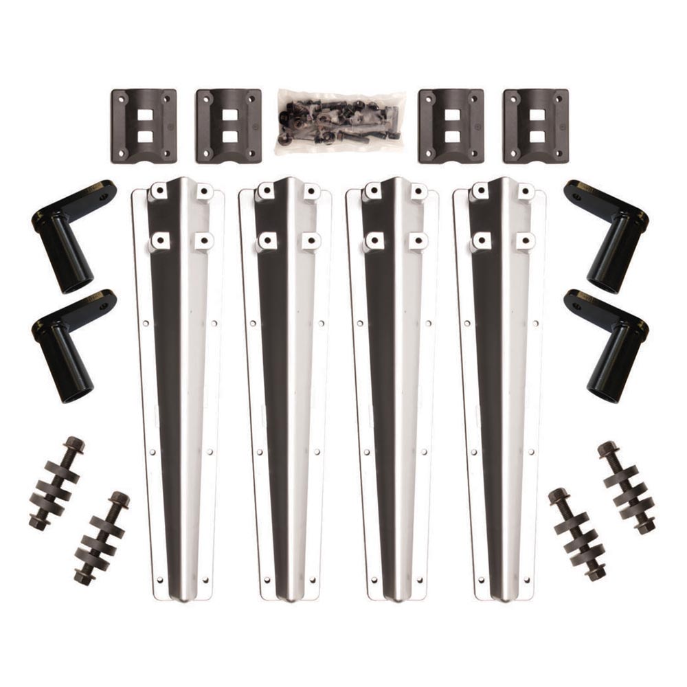 Liquid Platinum Plastic Bolt-On Fender Bracket Kit