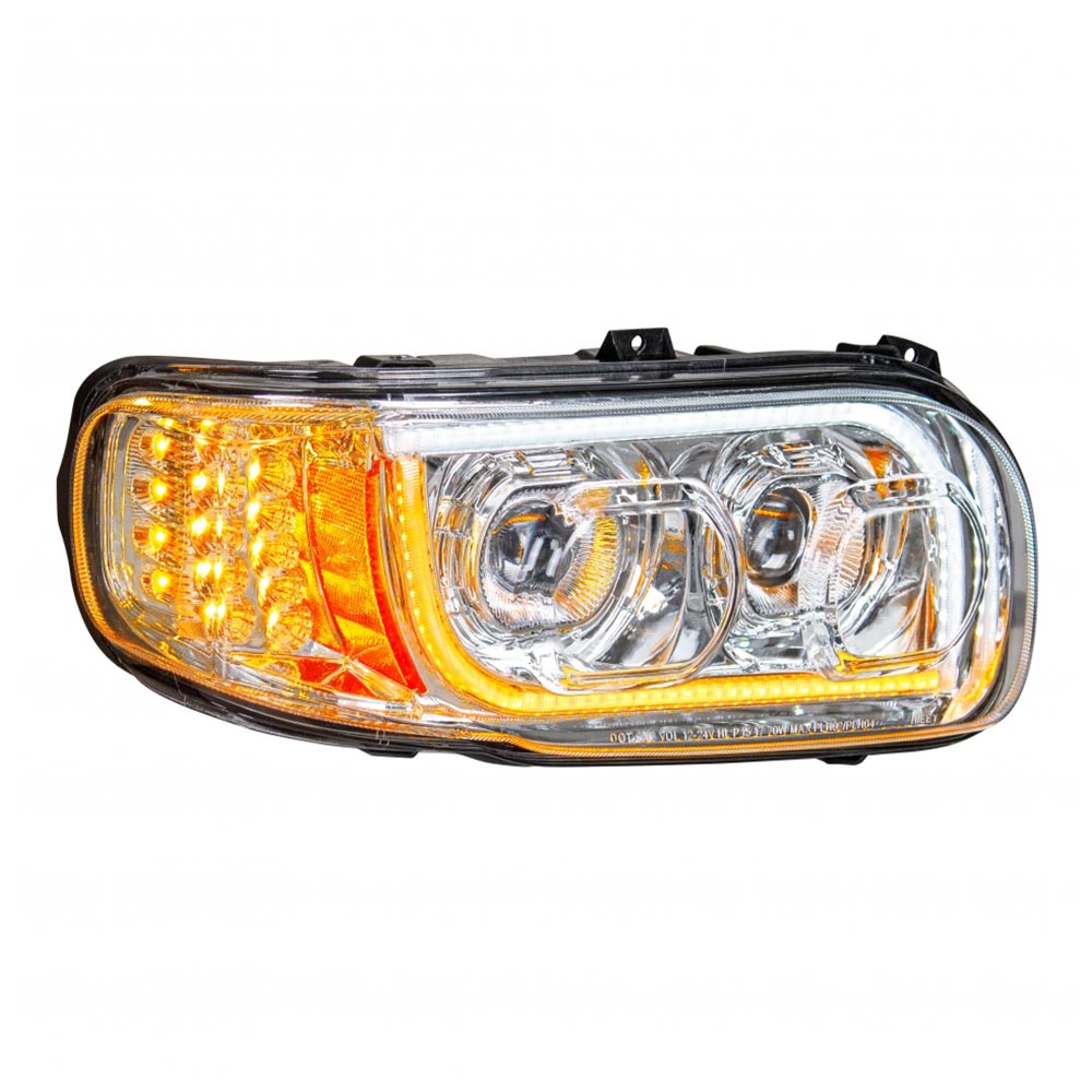 Peterbilt 388, 389, 567 Chrome LED Headlight