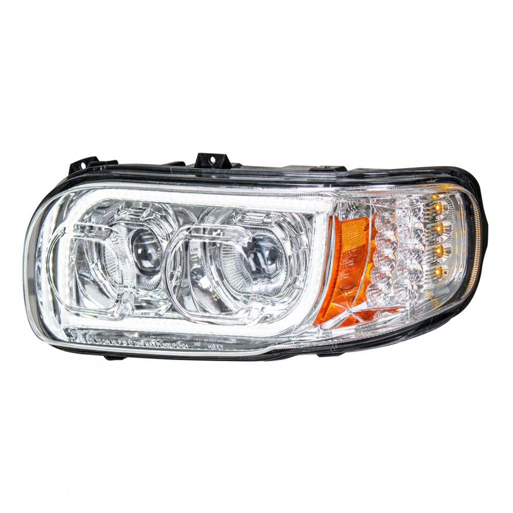 Peterbilt 388, 389, 567 Chrome LED Headlight