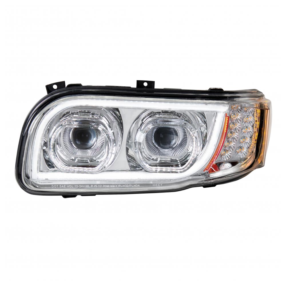 Peterbilt 388, 389, 567 Chrome LED Headlight