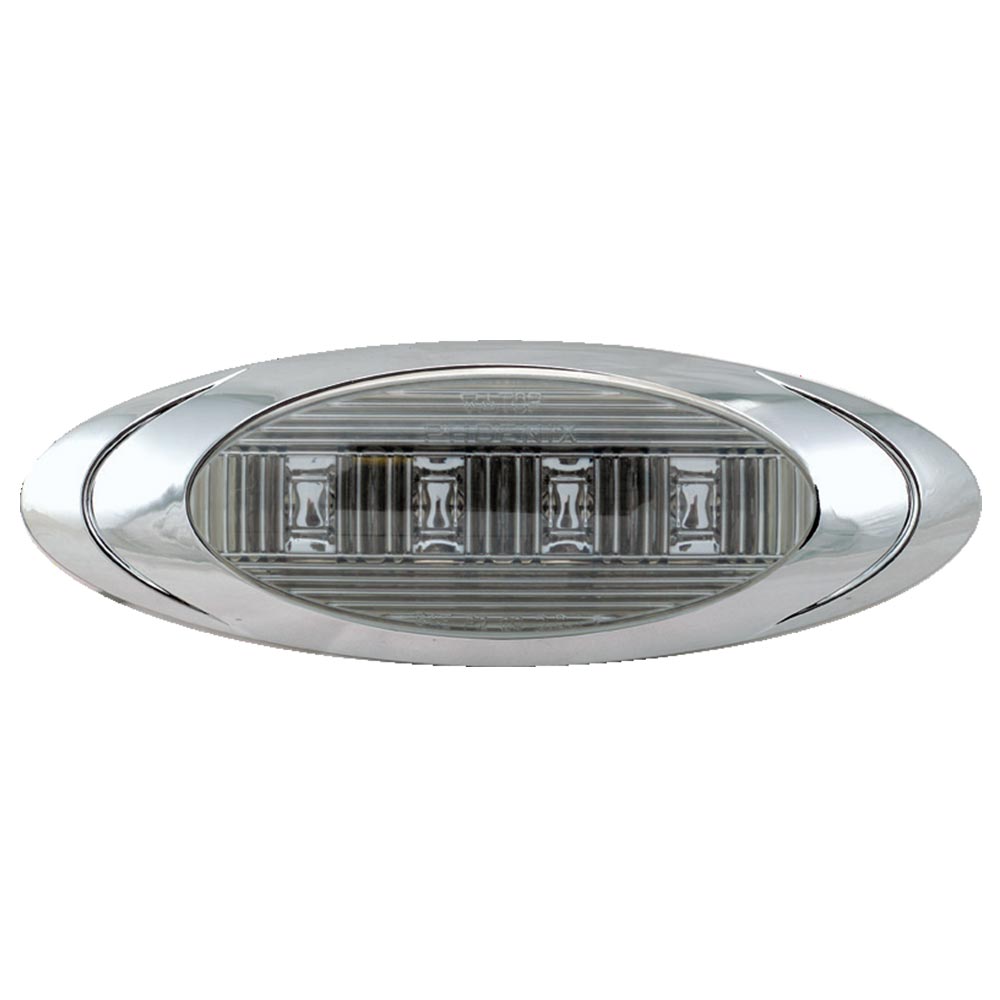 6-5/8" 4 LED Magnum 1 Marker Light with Double Bullet Plug