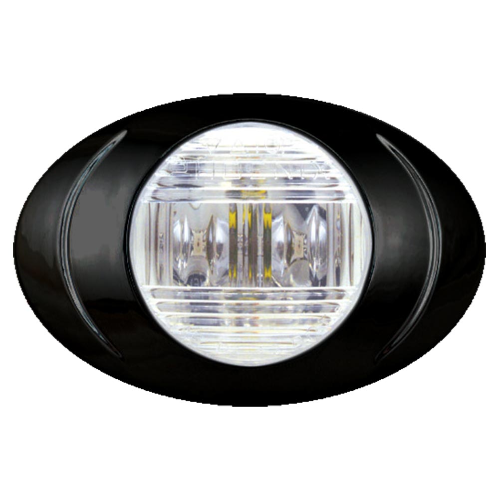 3" 2 LED Magnum 3 Marker Light with Black Bezel