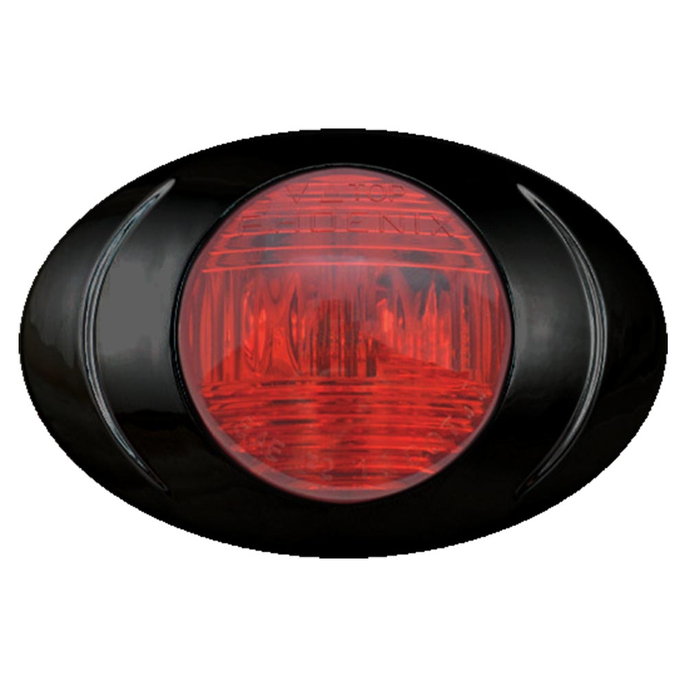 3" 2 LED Magnum 3 Marker Light with Black Bezel