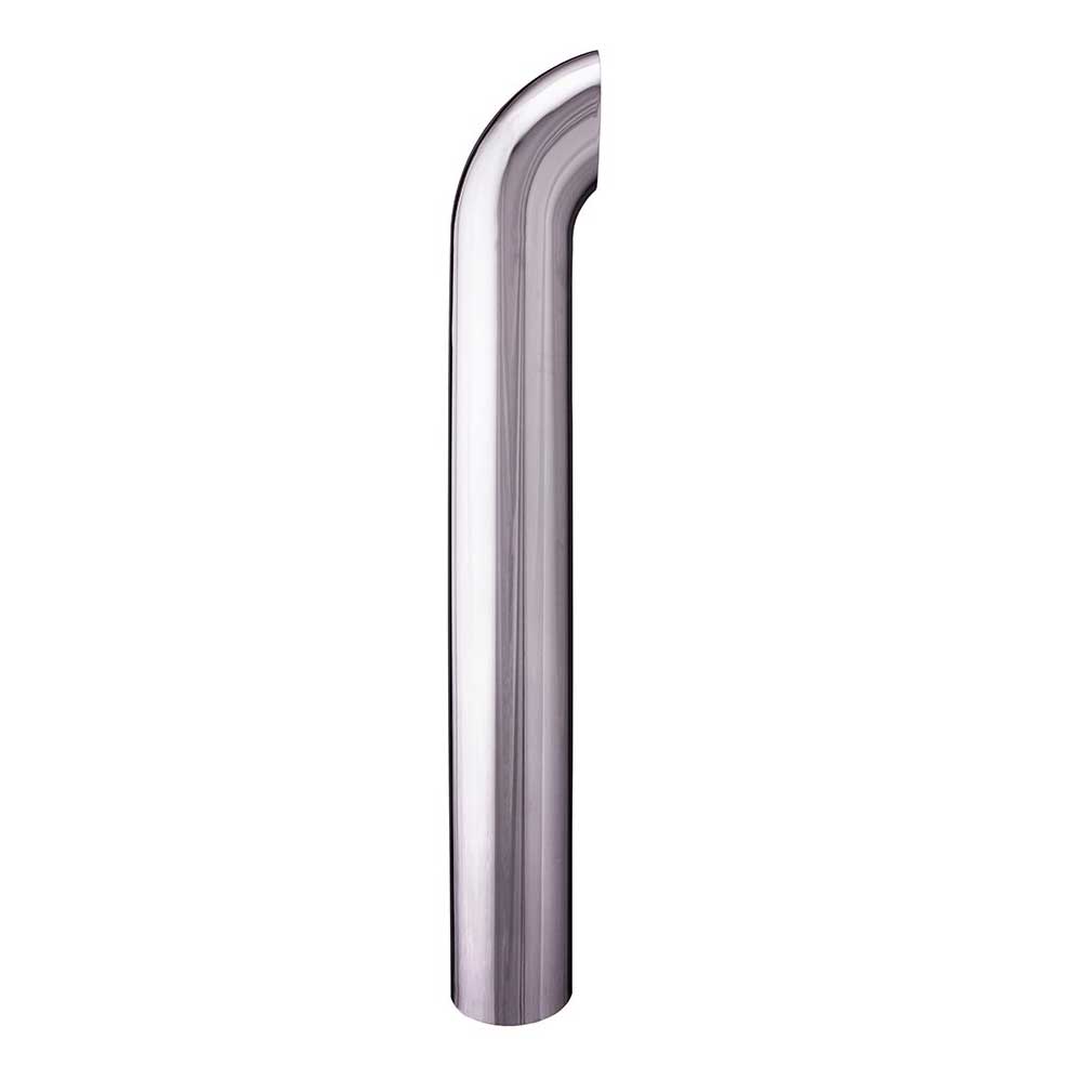 5"D x 44"L Curve Chrome One-Piece Stack