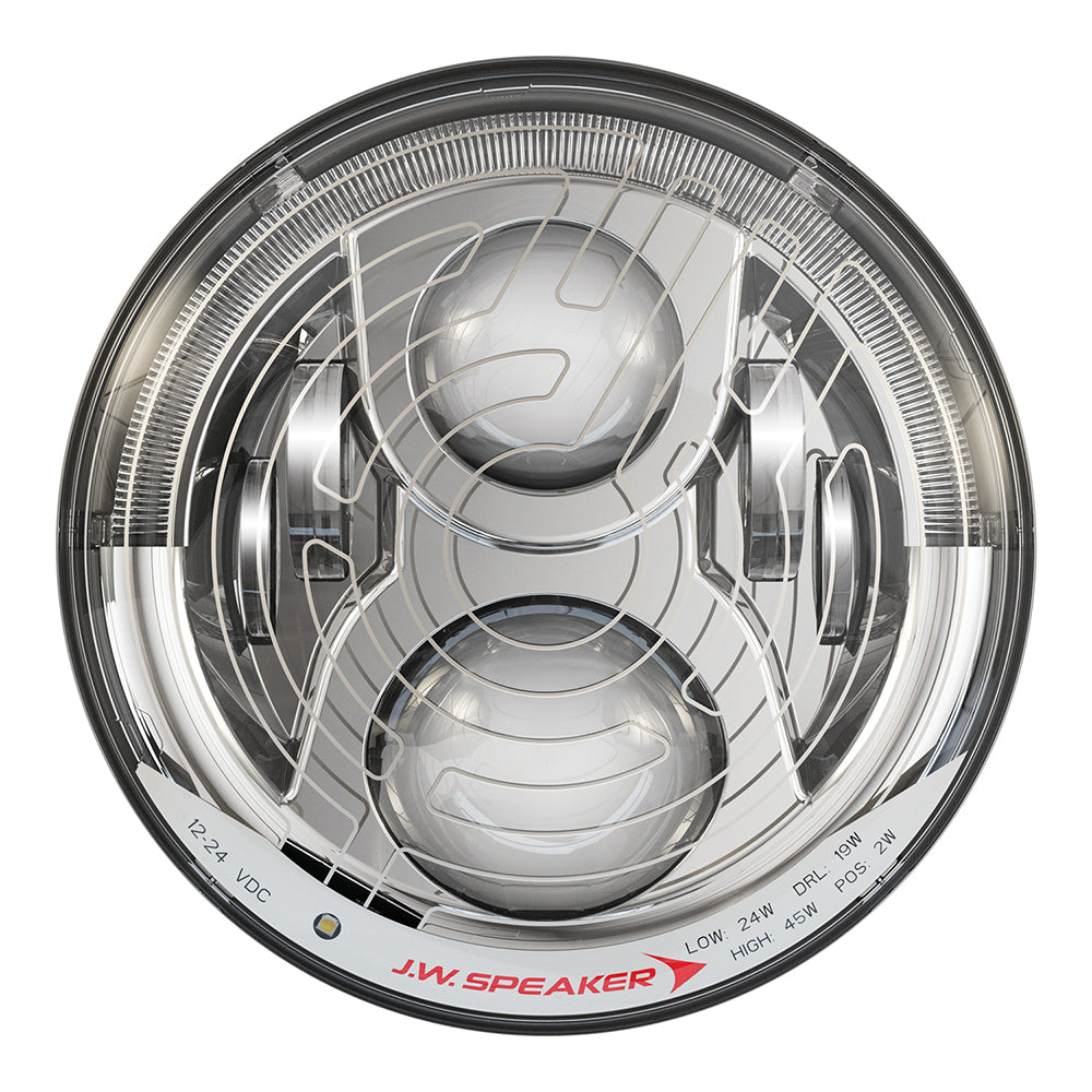 7" 8700 Evo 2 Dual Burn Heated LED Headlight