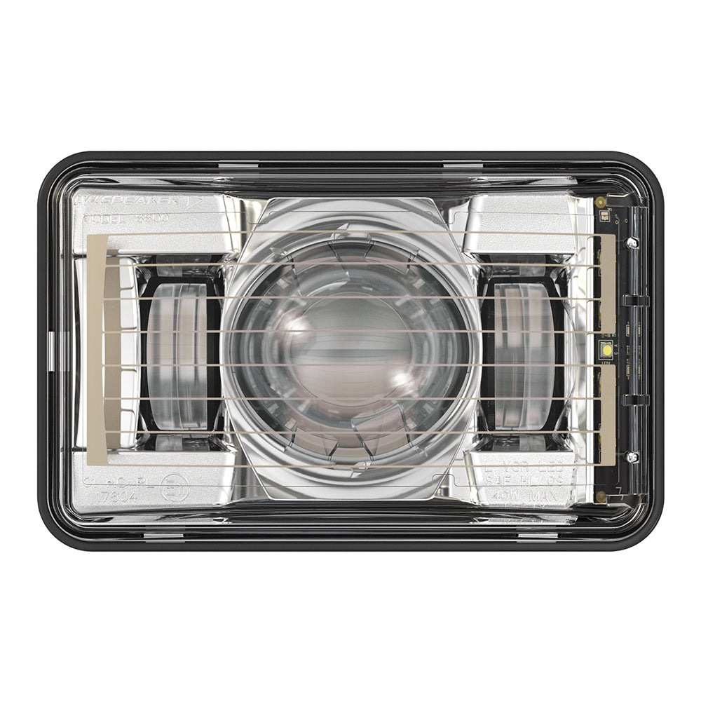 4" x 6" 8800 Evo 2 High Beam Heated LED Headlight