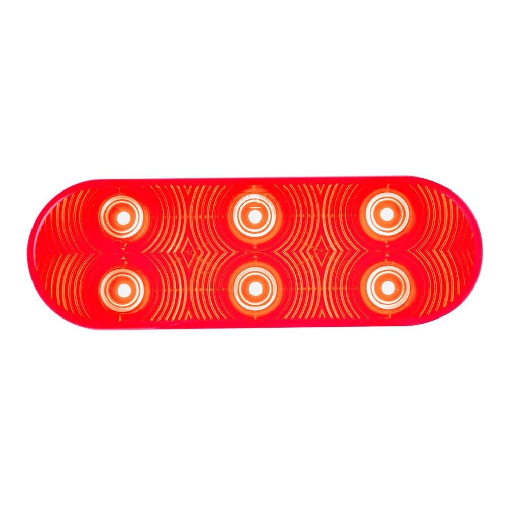 6" Oval 6 LED Sealed Highway Style Light
