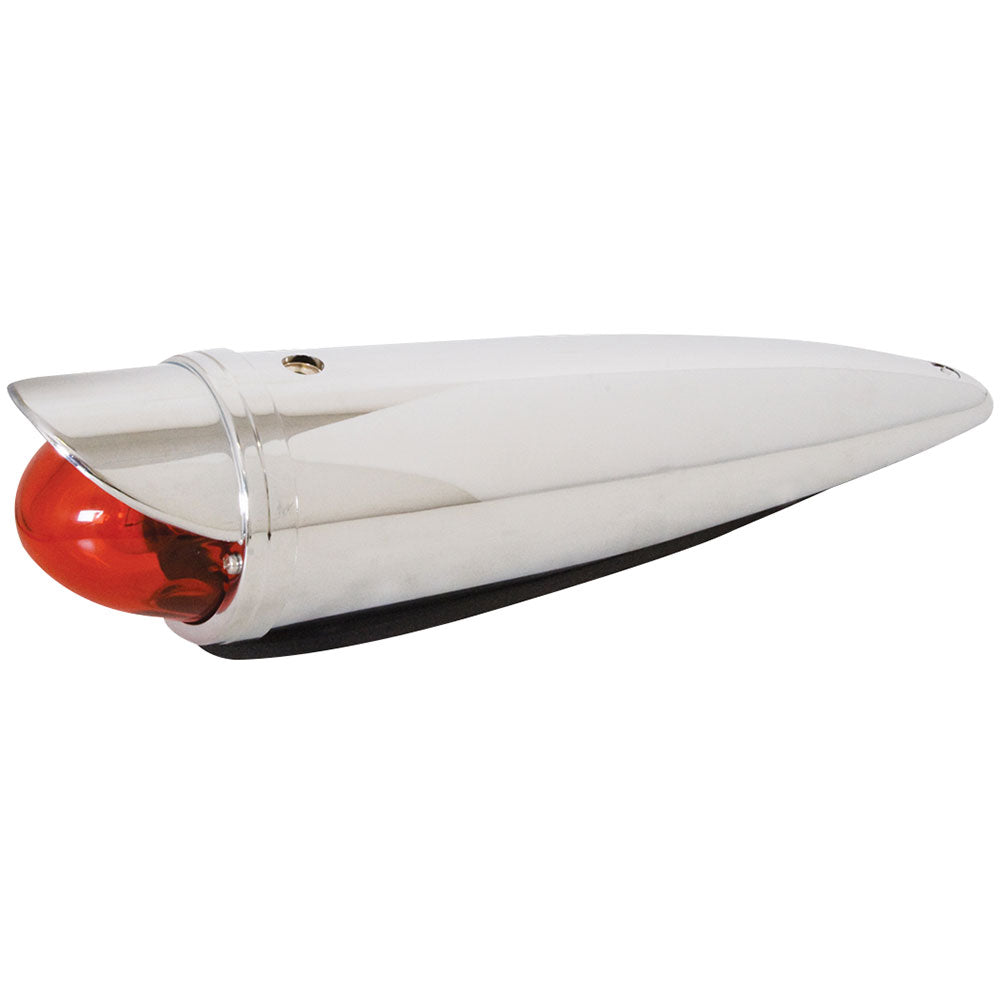 Classic Incandescent Cab Light with Regular Glass Lens and Visor