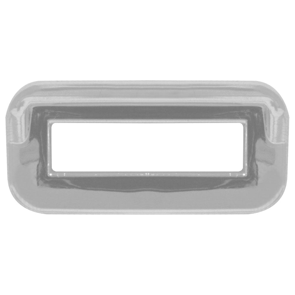 Peterbilt Chrome Switch Label Visor Bezels 2001+