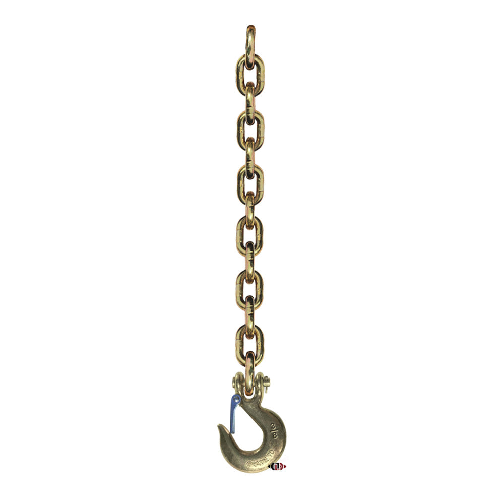 6ft Chain With 3/8" Clevis Hook