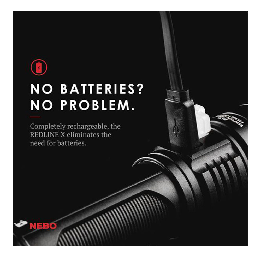 REDLINE X Rechargeable LED Flashlight