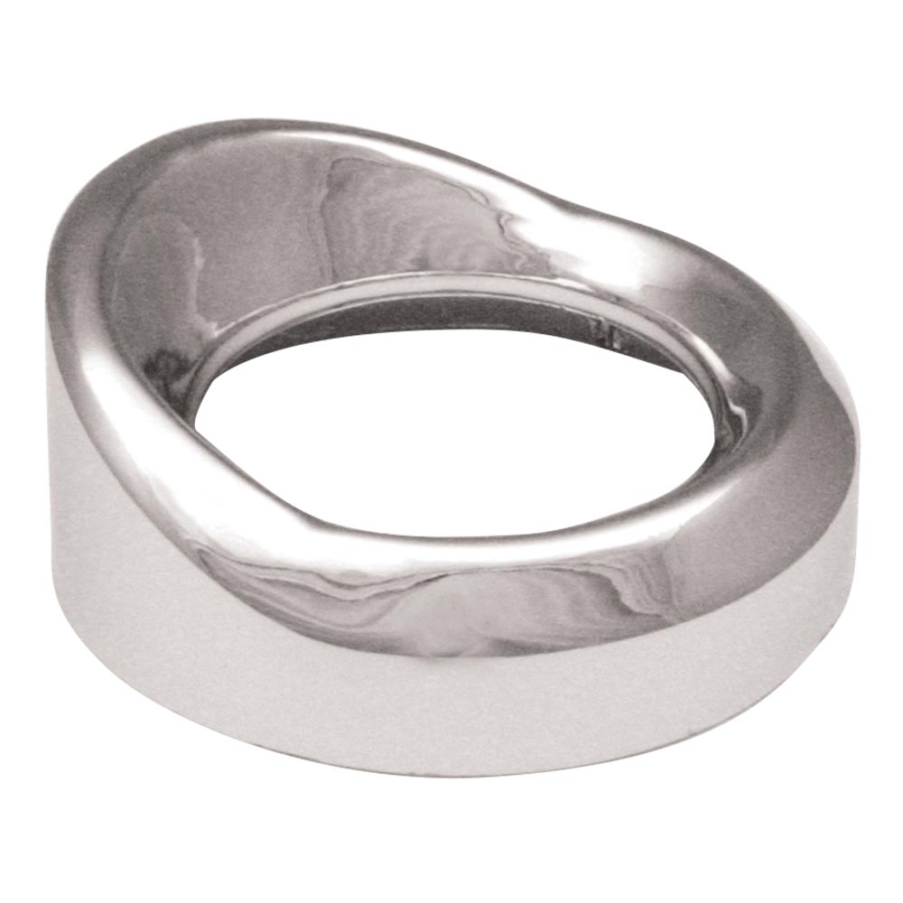 Small Chrome Gauge Cover with Visor (FL/KW/PB)