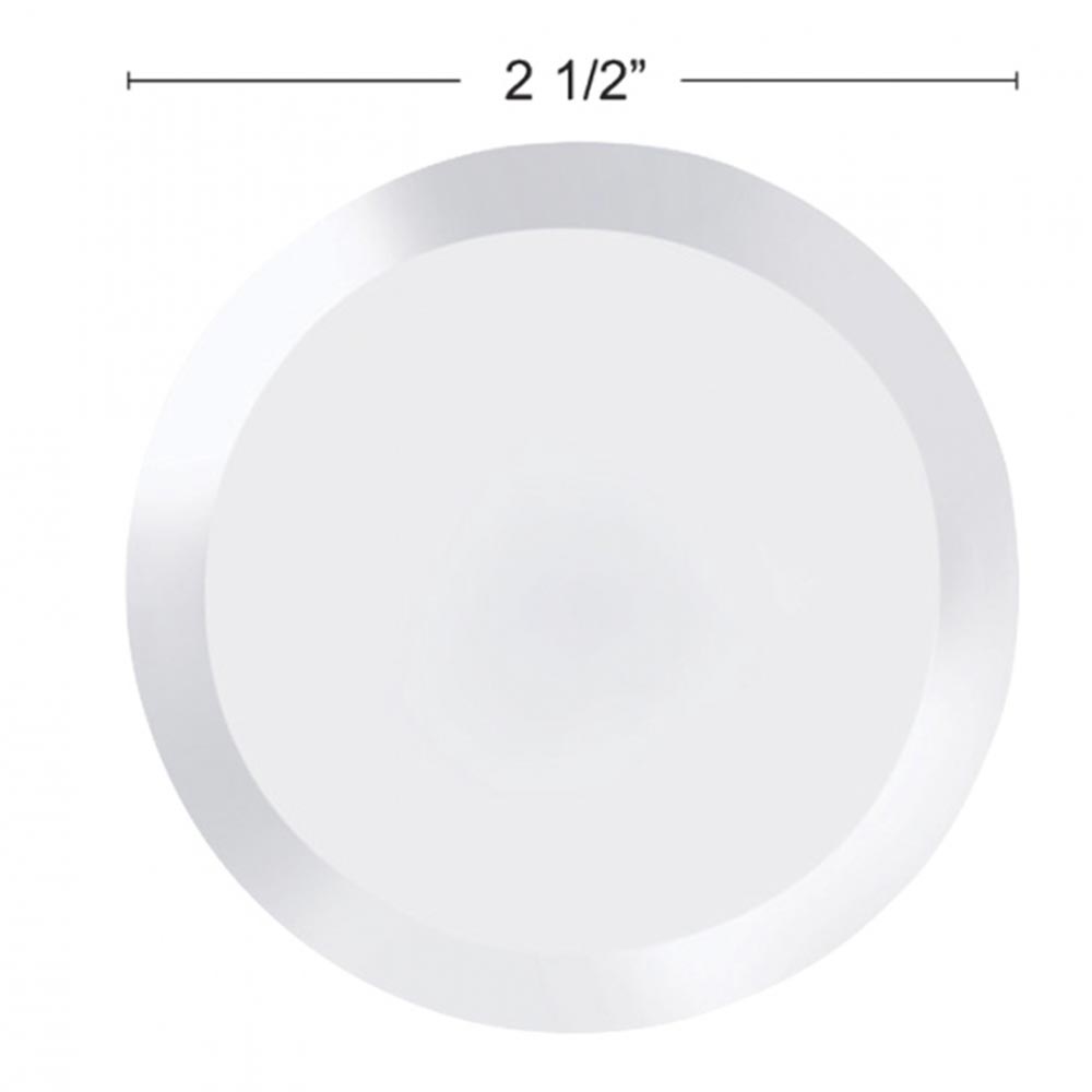 Freightliner Cascadia 2-1/2" Chrome Gauge Blank