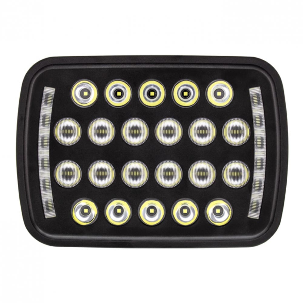 5" x 7" Rectangular 22 LED High/Low Beam Headlight