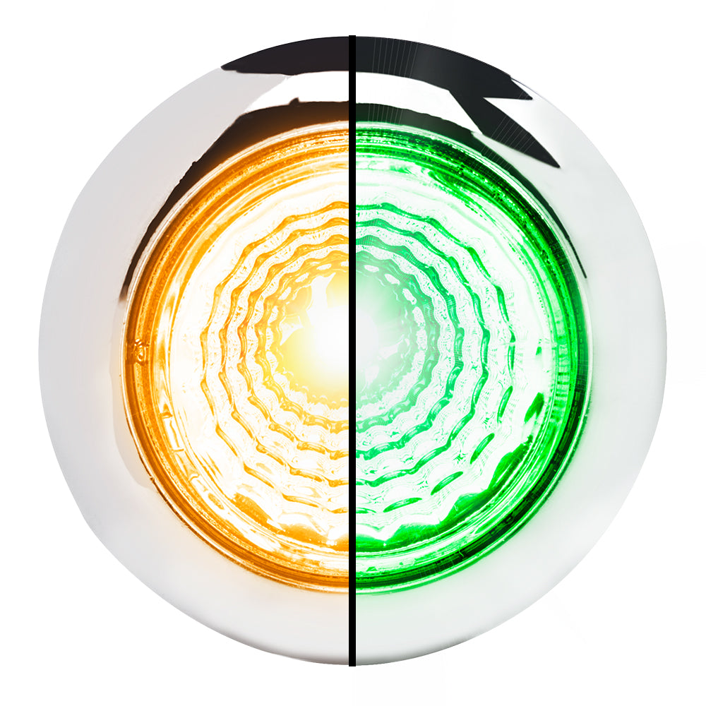 3/4" 1 LED Dual Revolution Mini Light with Reflector