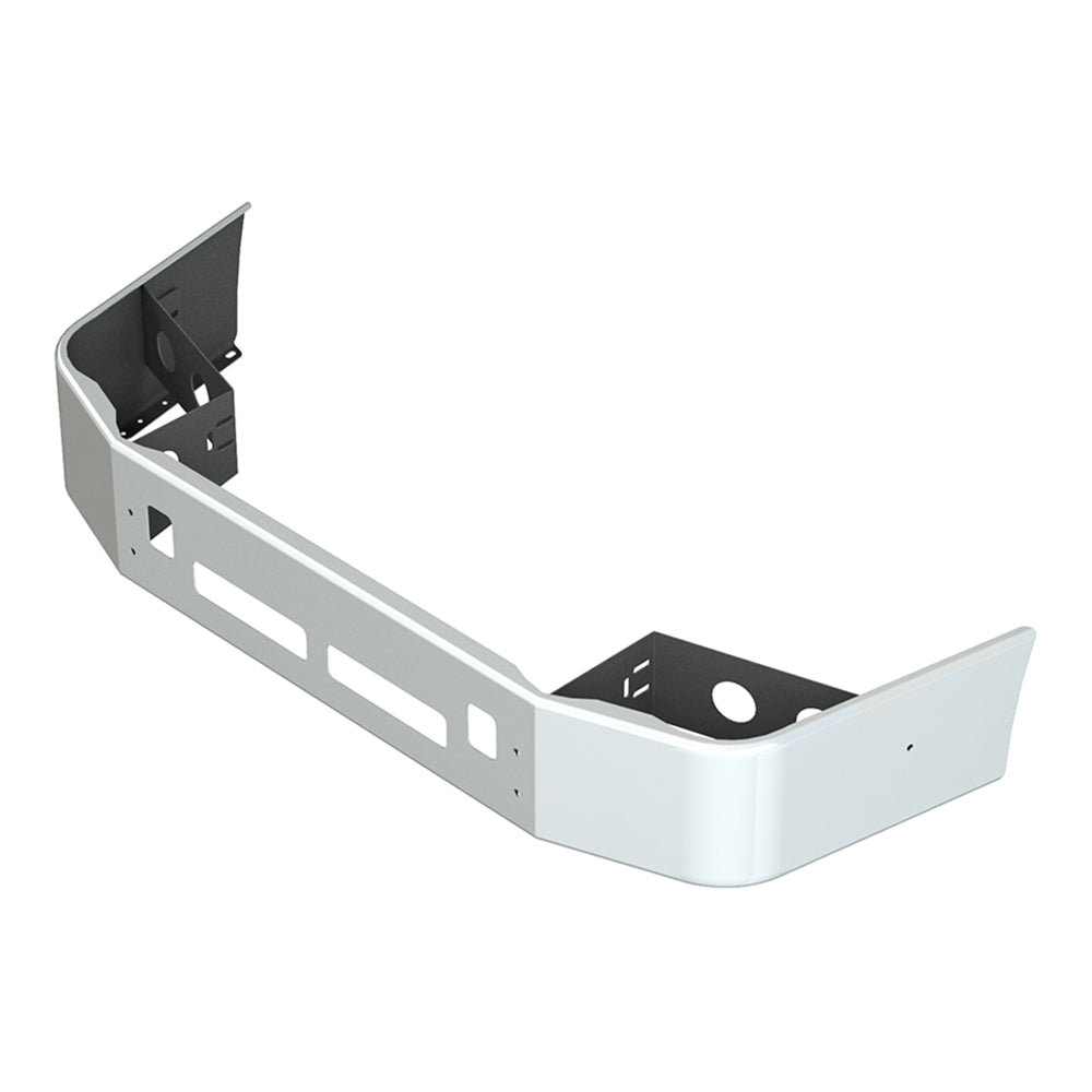 Volvo VNL 14" Set Back Chrome Bumper with Cutouts