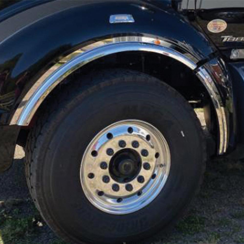 Kenworth T880 Stainless Steel Fenderettes