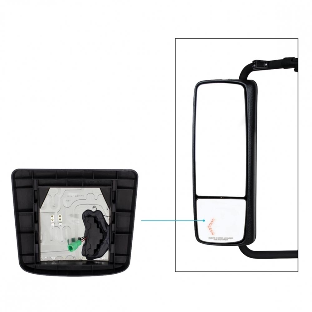 Volvo Heated Convex Mirror with LED Turn Signal