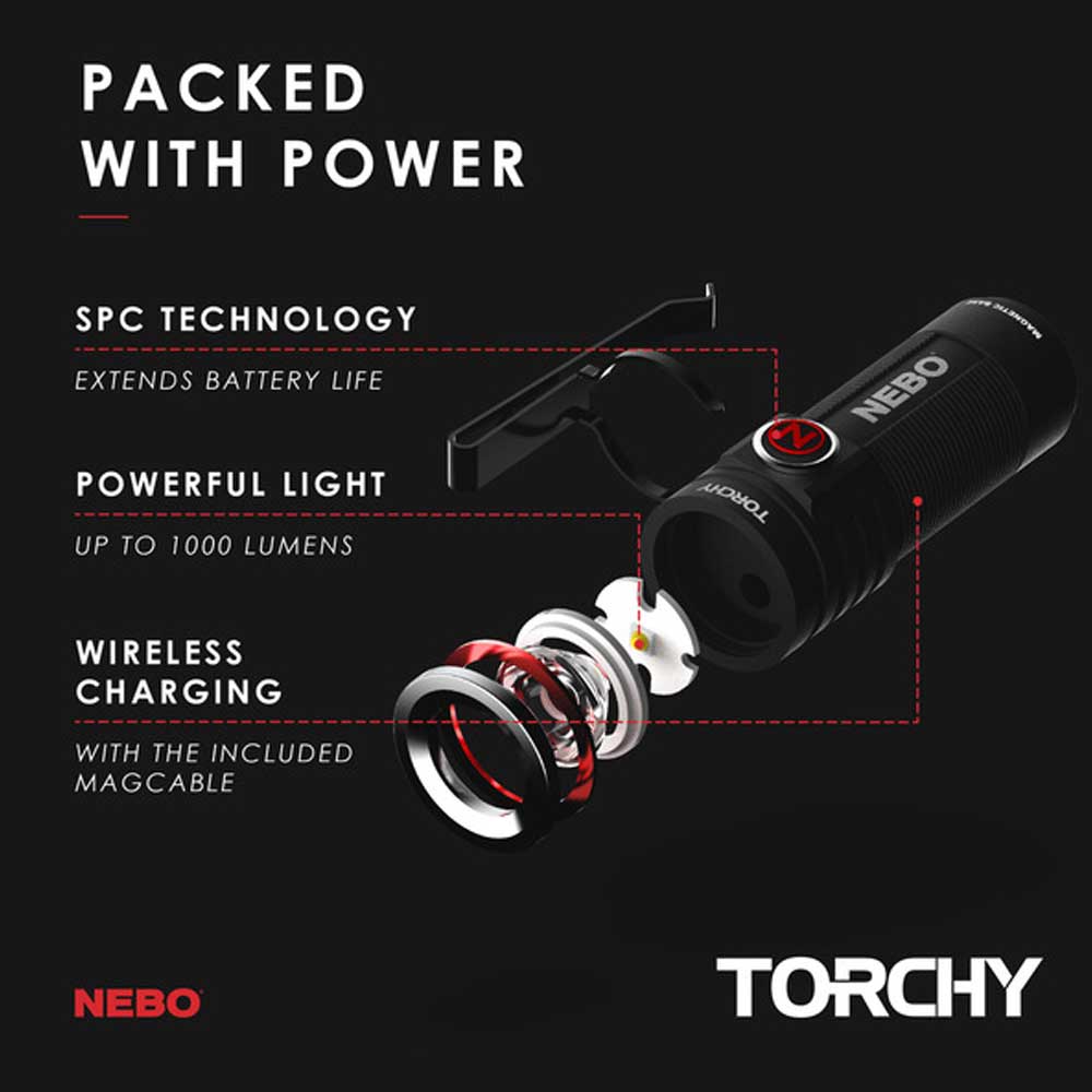 TORCHY Rechargeable Flashlight