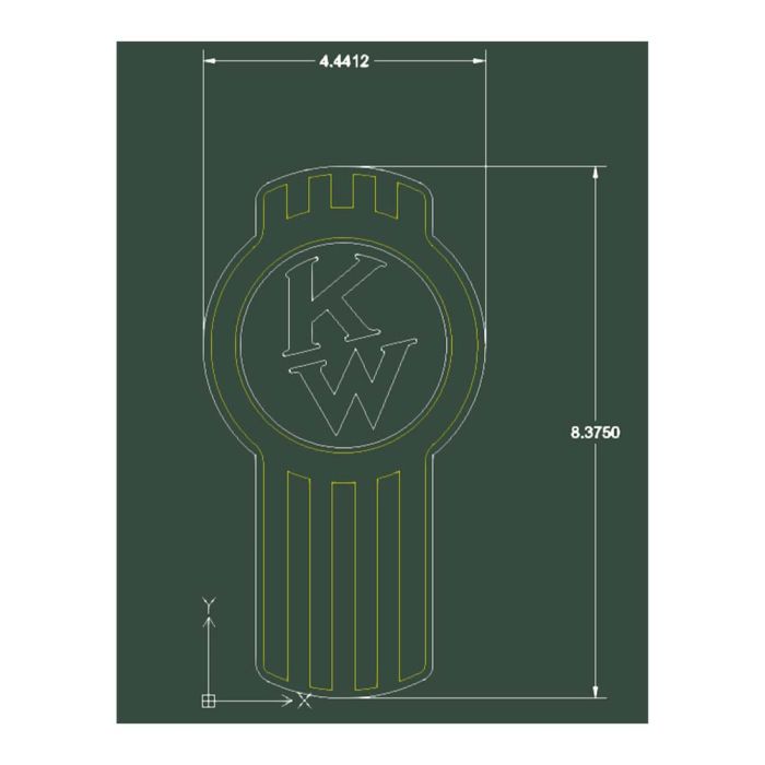 Kenworth Original Printed Emblem