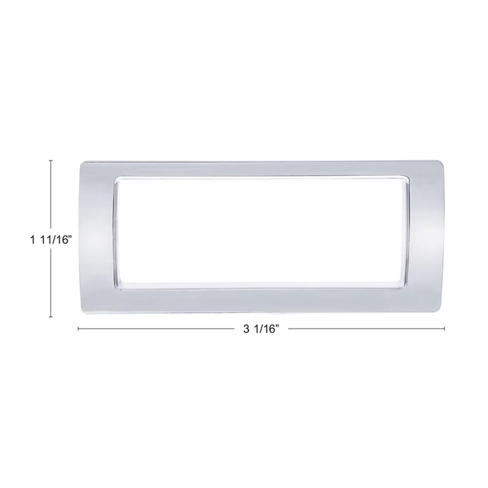2018+ Freightliner Cascadia Chrome Dash Storage Pocket Trim