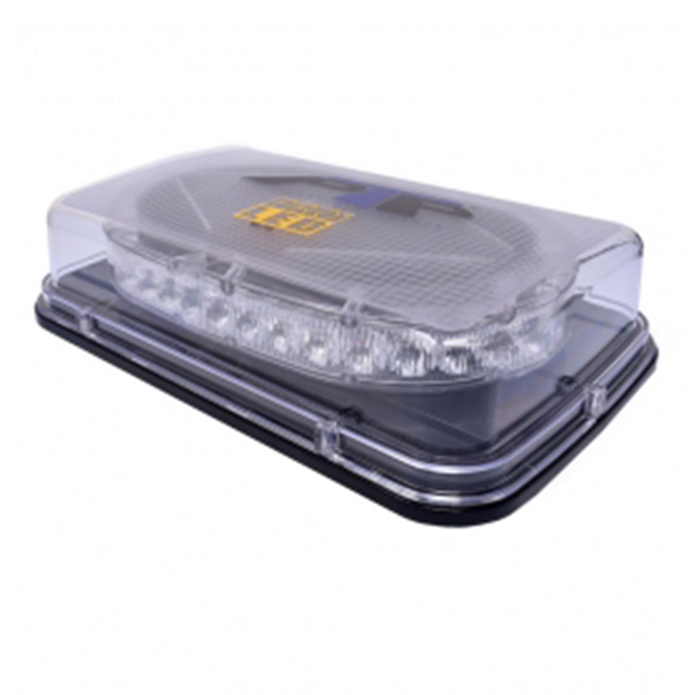 11" LED Amber Warning Light Bar with Magnet Mount