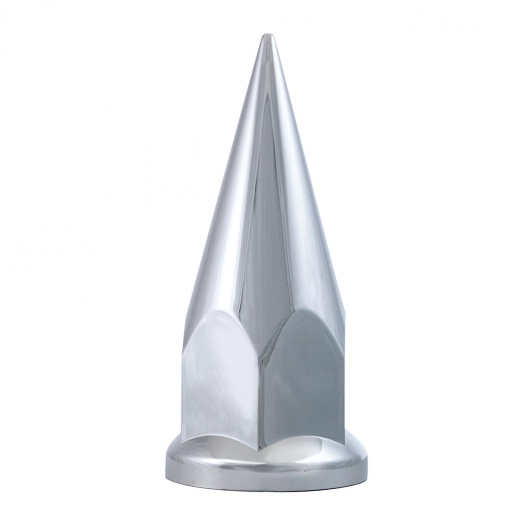 33mm Chrome Hex Spike Nut Cover - Push On 60PK