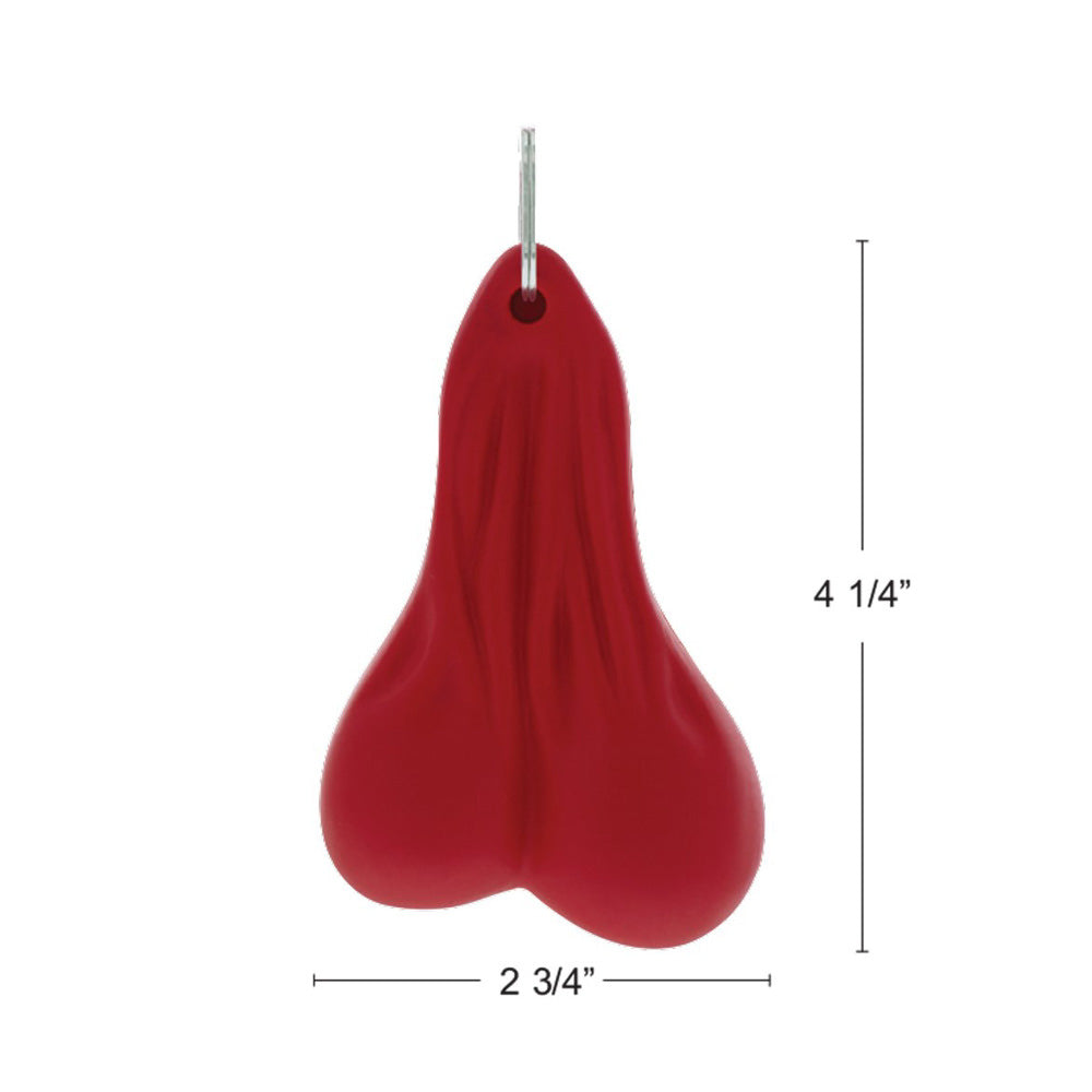 4-1/4"H x 2-3/4"W Stress Ballz Keychain