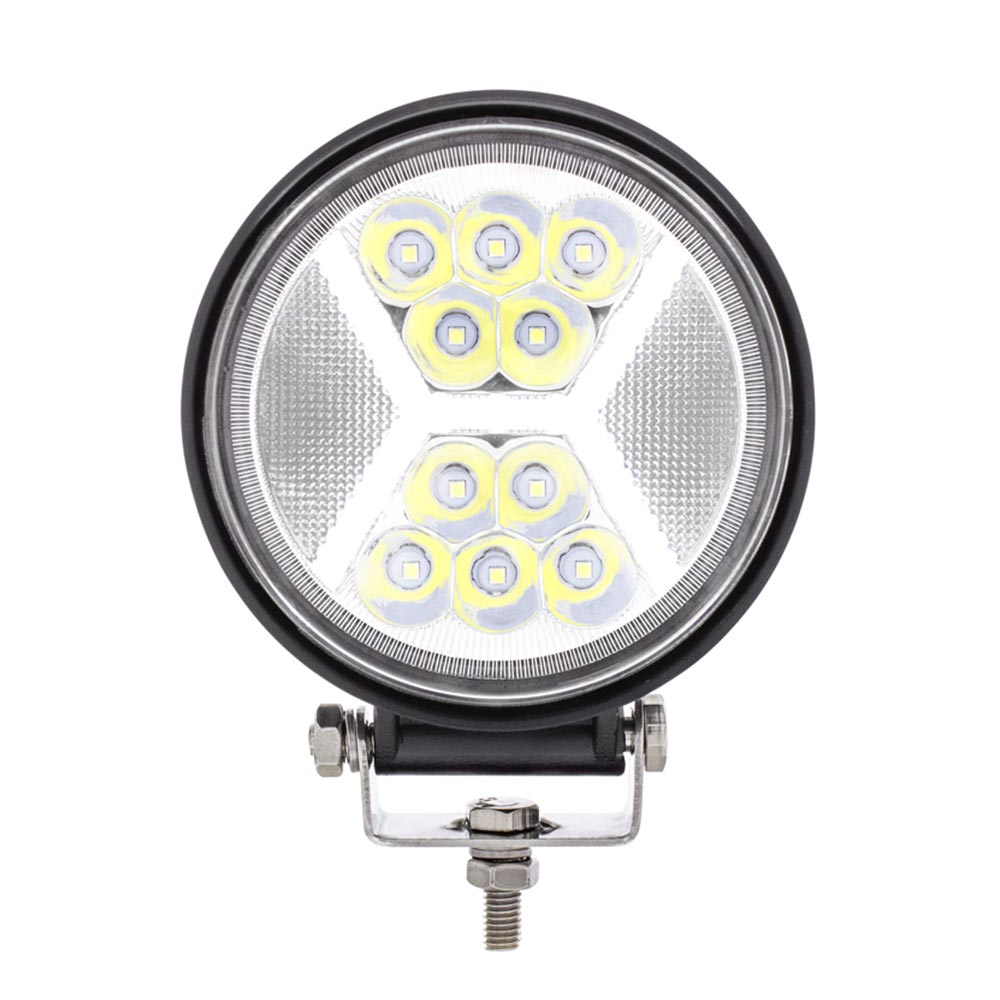 4-1/2" 24 LED Work Light with X Guide Light