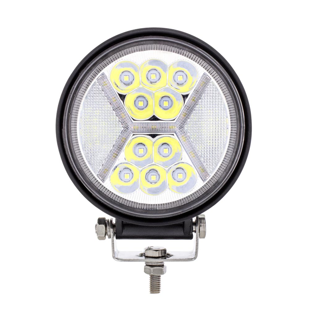 4-1/2" 24 LED Work Light with X Guide Light