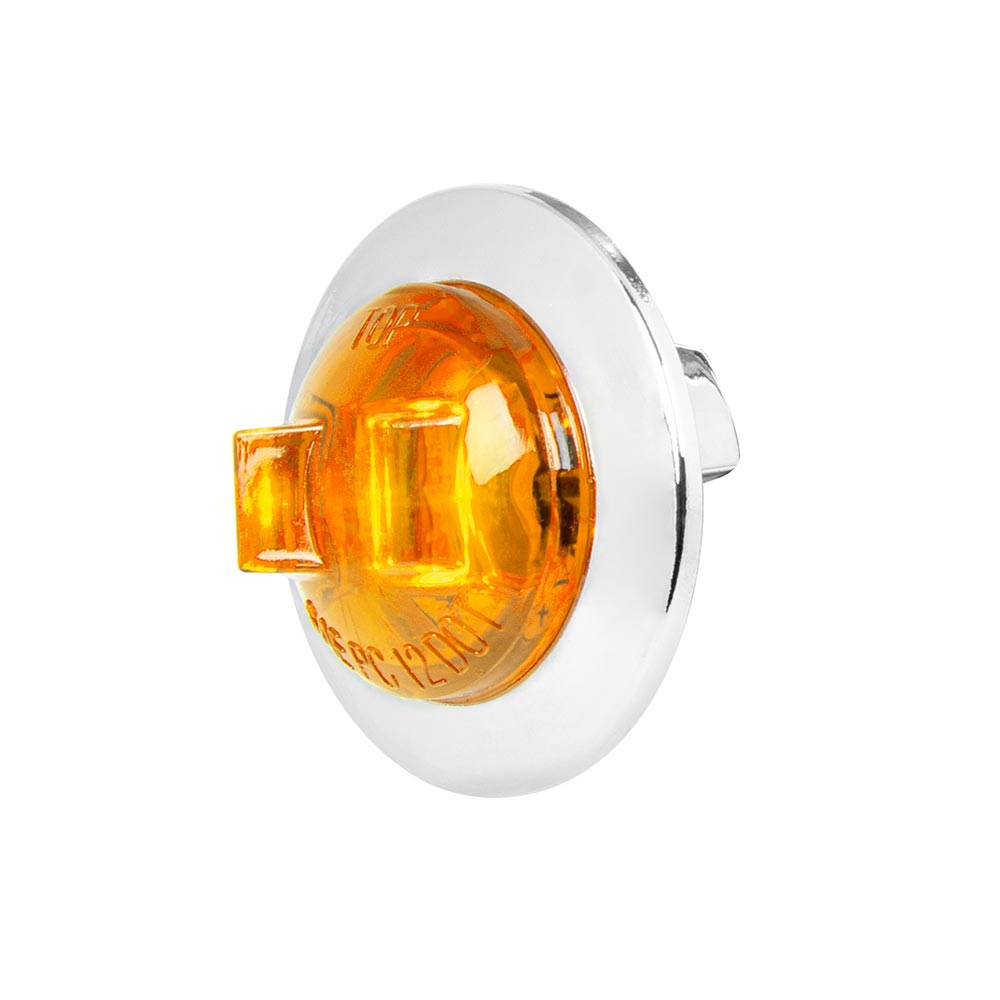 1" LED Wide Angle Mini Light with Chrome Bezel