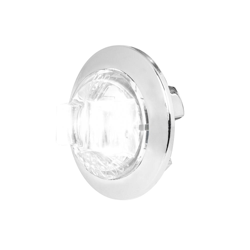 1" LED Wide Angle Mini Light with Chrome Bezel