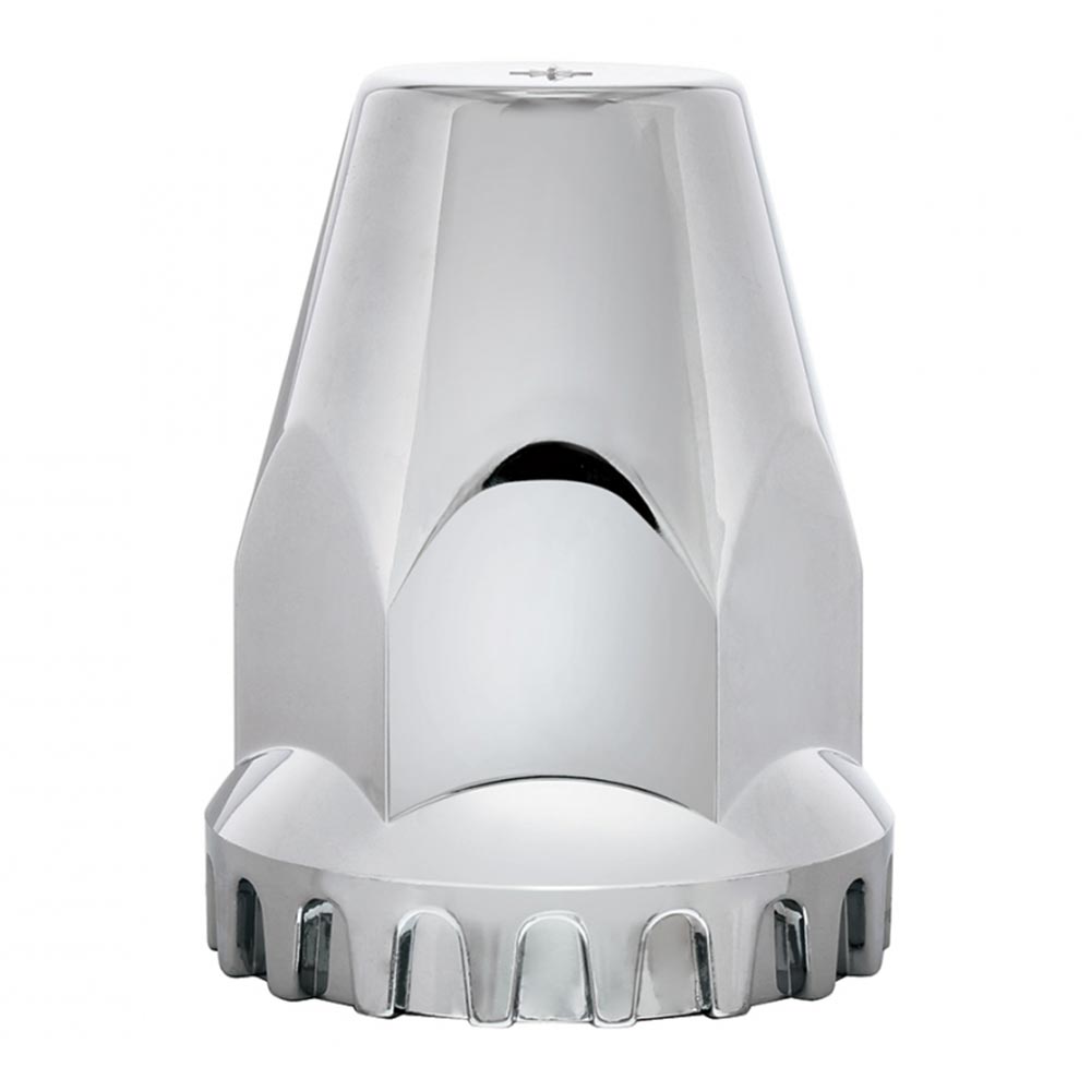 33mm Chrome Plastic Tapered Nut Cover - Push On