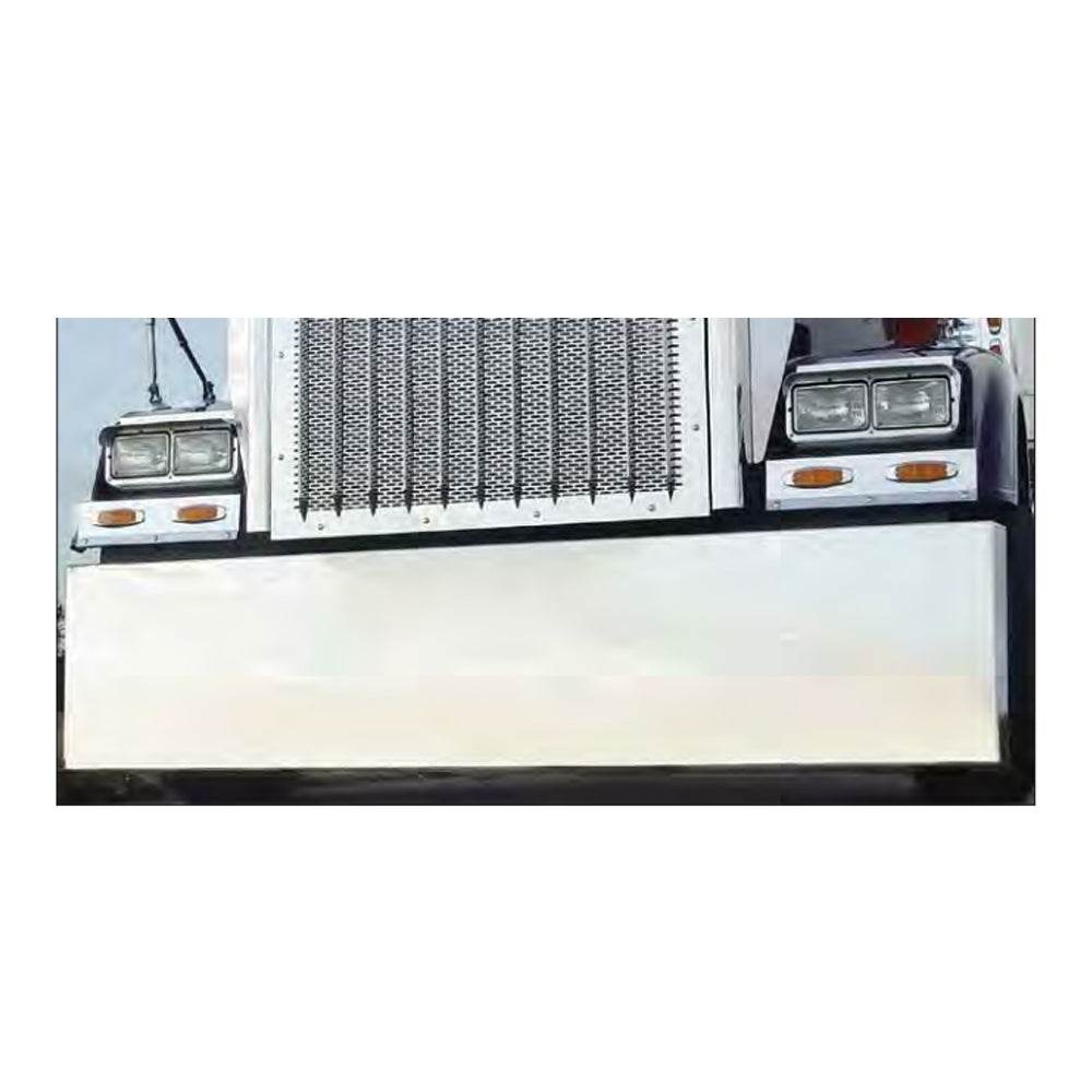 Blind Mount 22" Stainless Box End Bumper