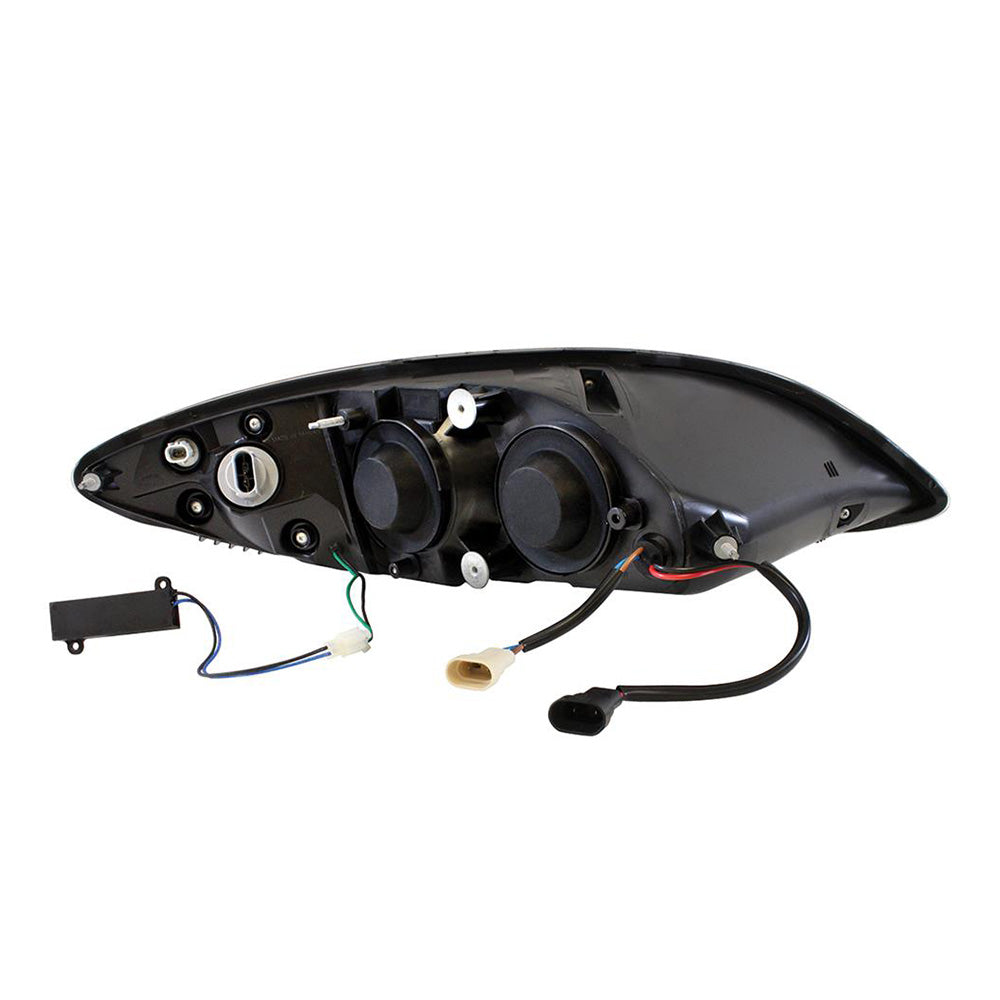 International Prostar 2006-2017 Black Projection with LED Turn Signal and Light Bar