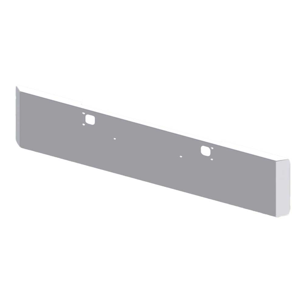 Kenworth W900 22" Chrome Plated Mitered End Bumper with Tow Holes