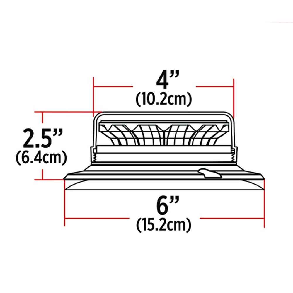 Low Profile LED Warning Light