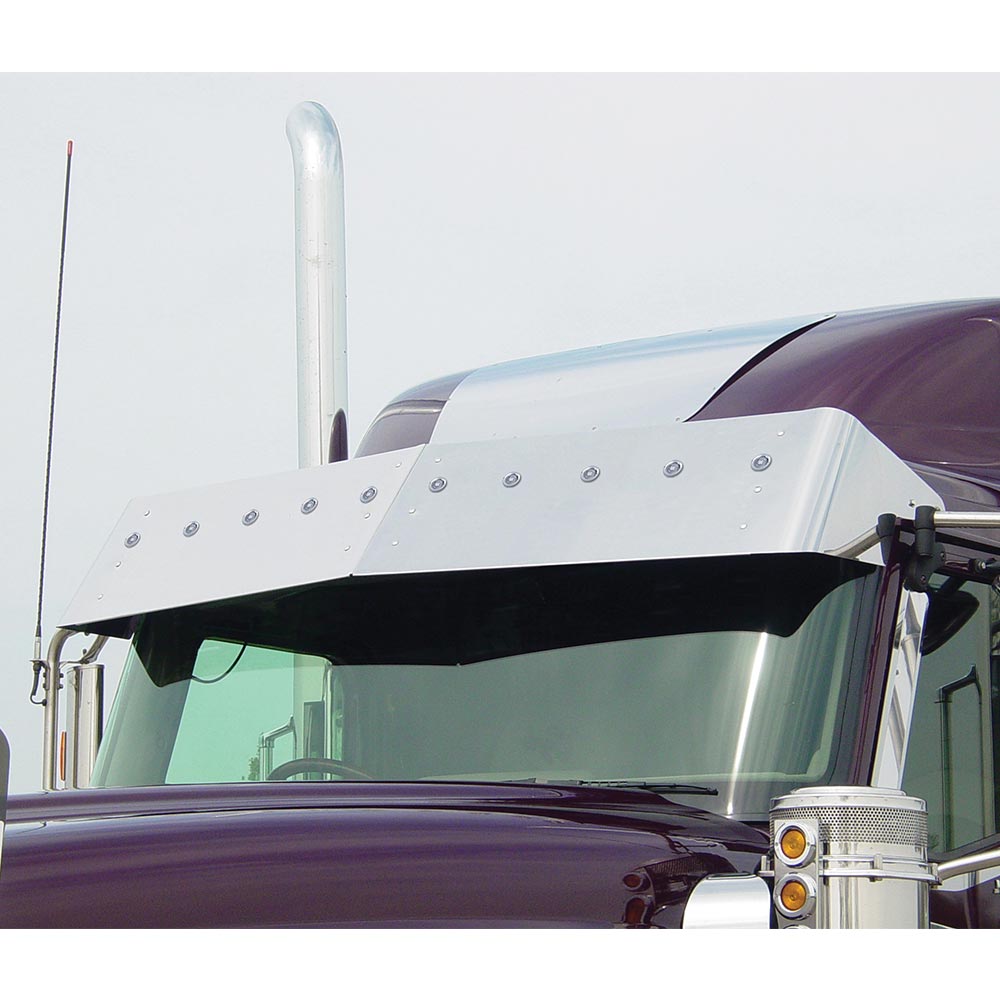 International 15" Drop Visor with 10 LED Button Lights